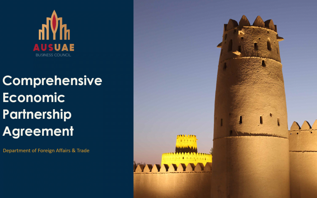 Support for an Australian-UAE Comprehensive Economic Partnership Agreement